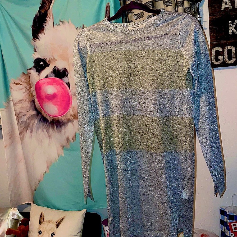 *ALL SAINTS SHEER MIDI DRESS